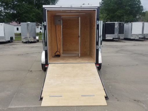 Quality Cargo 6x12 TA Trailer - Black, Ramp, Side Door, Extra Height, Electrical, Interior Wall, Many Options - Image 8