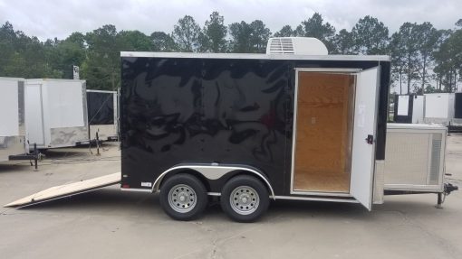 Quality Cargo 6x12 TA Trailer - Black, Ramp, Side Door, Extra Height, Electrical, Interior Wall, Many Options - Image 12