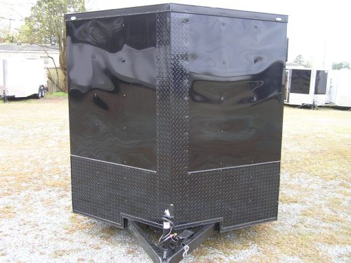Quality Cargo 7x10 SA Trailer - Black, Ramp, Side Door, Extra Height, Electric Brakes, Blackout - Image 13