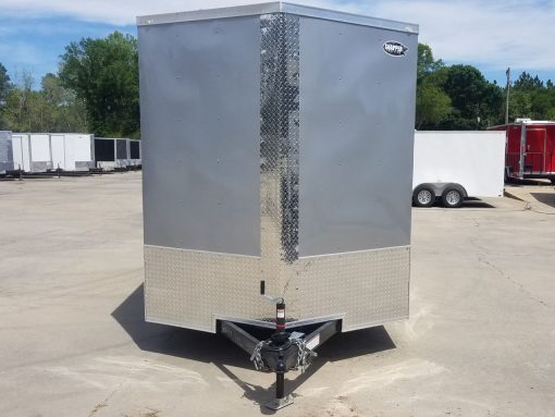 Quality Cargo 7x12 SA Trailer - Silver Frost, Ramp, Brakes, Extra Height - Image 15