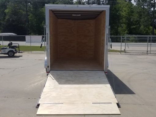 Quality Cargo 7x12 SA Trailer - Silver Frost, Ramp, Brakes, Extra Height - Image 8