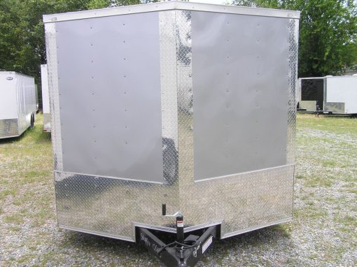 Quality Cargo 8.5x14 TA Trailer - Silver Frost, Ramp, Side Door, and D-Rings - Image 13