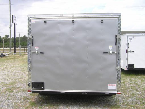 Quality Cargo 8.5x14 TA Trailer - Silver Frost, Ramp, Side Door, and D-Rings - Image 7