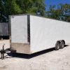 Quality Cargo 8.5x20 TA Trailer - White, Ramp, Side Door, D-Rings, Extra Height - Image 3
