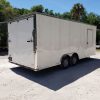 Quality Cargo 8.5x20 TA Trailer - White, Ramp, Side Door, D-Rings, Extra Height - Image 11