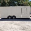 Quality Cargo 8.5x20 TA Trailer - White, Ramp, Side Door, D-Rings, Extra Height