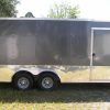 Quality Cargo 8.5x20 TA Trailer - Charcoal, Ramp, Side Door, D-Rings, 5K Axles, Finished Interior, Electrical, Cabinets, Extra Height