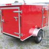 South Georgia Cargo Custom 4x8 SA Trailer - Red, Single Door, Two Side Doors - Image 10