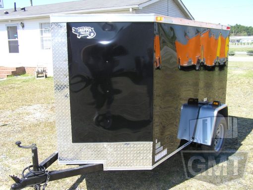 South Georgia Cargo 5x8 SA Trailer - Black, Ramp, Side Door - Image 2