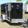 South Georgia Cargo 5x8 SA Trailer - Black, Ramp, Side Door - Image 12
