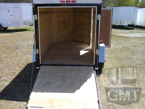 South Georgia Cargo 5x8 SA Trailer - Black, Ramp, Side Door - Image 6