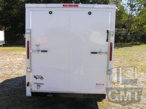 South Georgia Cargo 6x14 TA Trailer - White, Ramp, Side Door - Image 7