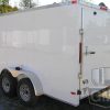 South Georgia Cargo 6x14 TA Trailer - White, Ramp, Side Door - Image 5