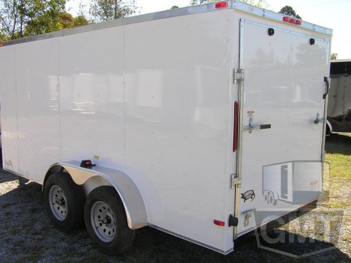 South Georgia Cargo 6x14 TA Trailer - White, Ramp, Side Door - Image 5