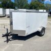 South Georgia Cargo 4x8 SA Trailer - White, Single Door - Image 2