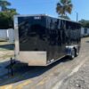 Douglas Trailers 7x16 TA Trailer - Black, Double Doors Side Door - Image 3