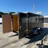 Douglas Trailers 7x16 TA Trailer - Black, Double Doors Side Door - Image 7