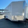 Douglas Trailers 7x16 TA Trailer - White, Ramp, Side Door - Image 2
