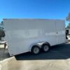 Douglas Trailers 7x16 TA Trailer - White, Ramp, Side Door