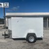 Douglas Trailers 5x8 SA Trailer - White, Ramp, Side Door - Image 3