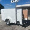 Douglas Trailers 5x8 SA Trailer - White, Ramp, Side Door - Image 4