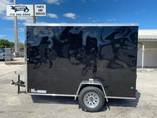 Douglas Trailers 6x10 SA Trailer - Black, Ramp, Side Door - Image 3