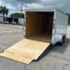 Douglas Trailers 7x16 TA Trailer - White, Ramp, Side Door - Image 7
