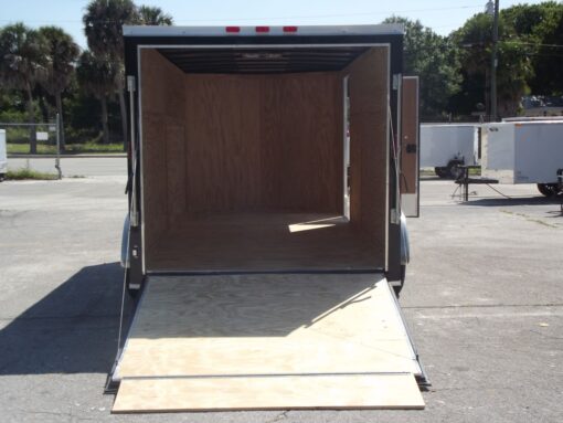 Freedom Trailers 7x16 TA Trailer - Black, Ramp, Side Door, Extra Height - Image 6