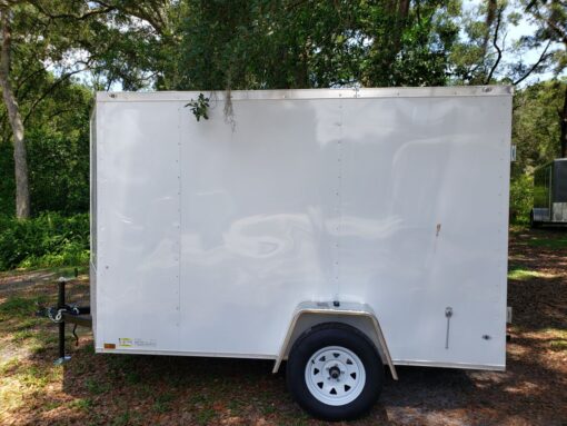 Diamond Cargo 6x10 SA Trailer - Black, Barn Doors, Side Door, Extra Height - Image 5
