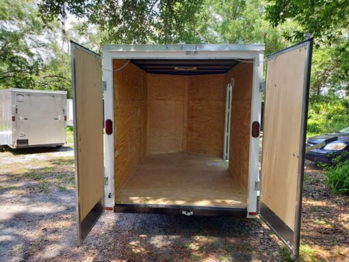 Diamond Cargo 6x10 SA Trailer - Black, Barn Doors, Side Door, Extra Height - Image 8