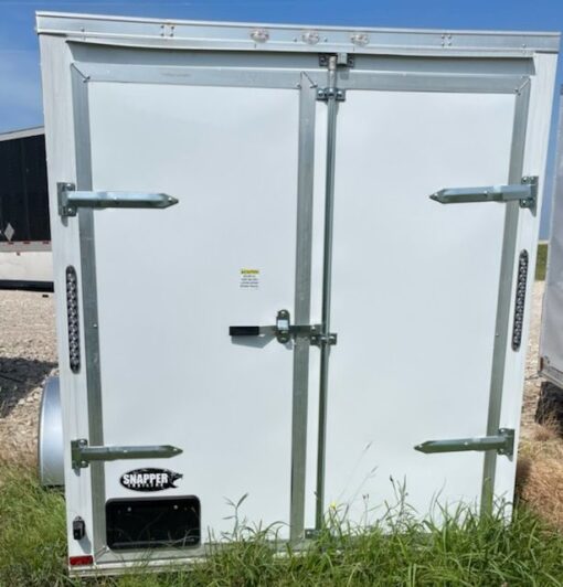 Douglas Trailers 6x12 SA Trailer - White, Double Doors, Side Door - Image 5
